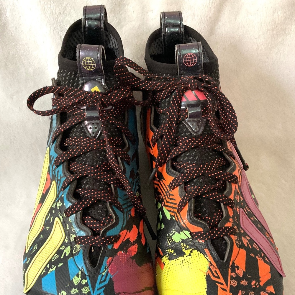 Adidas Men’s Freak 23 7v7 Mismatch Football Cleats Black / Multi Size 7 - Picture 5 of 15